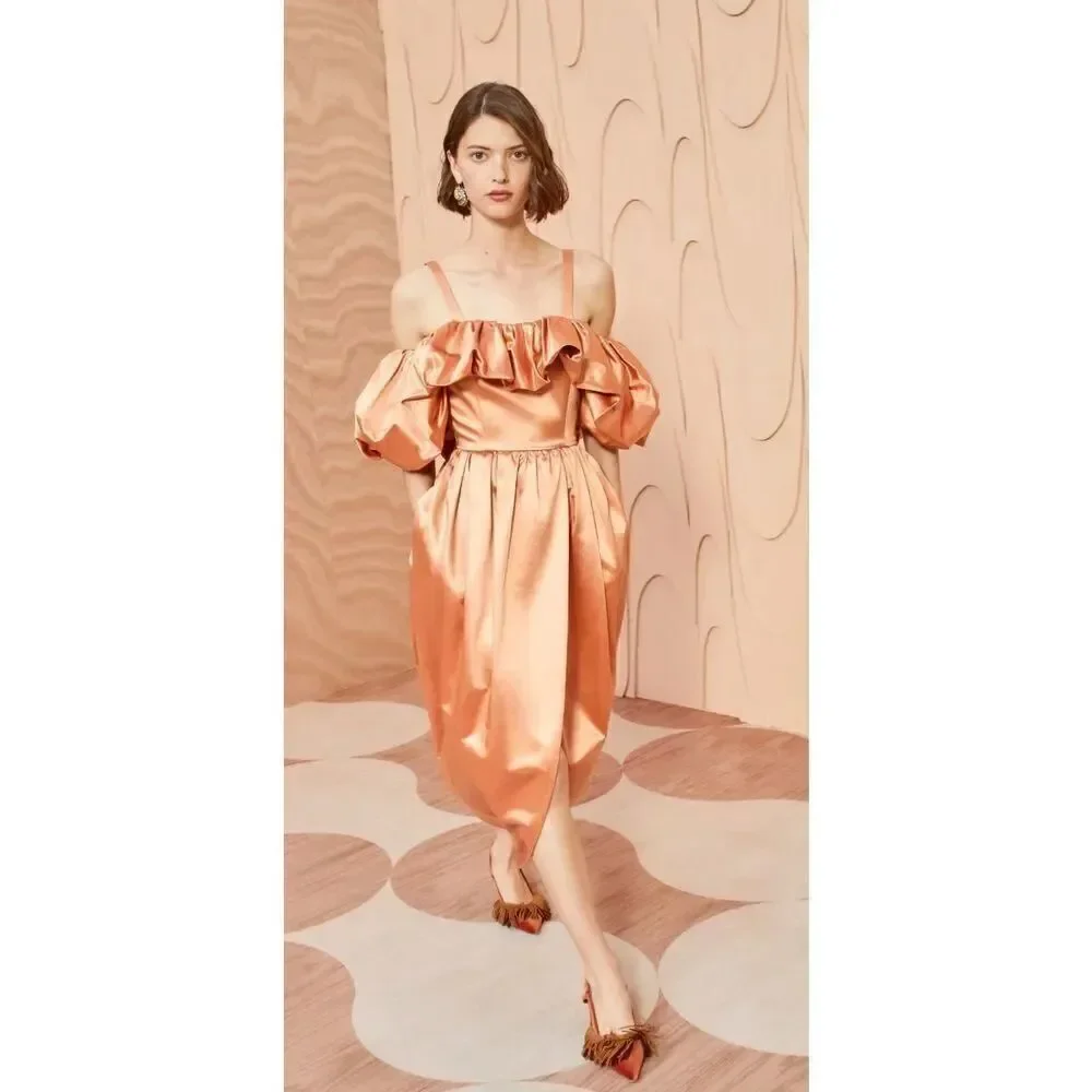 Ulla Johnson Lelita Dress in Copper New With Tags Size 0